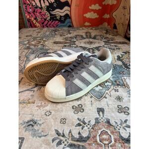 Adidas Superstar XLG Shoes Trace Grey Size 8 Womens Sneakers Platform Suede
